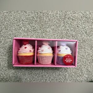 Set of 3 Valentine's Cupcake Decor